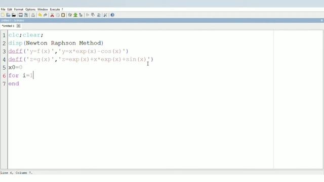 Scilab practical: Newton Raphson Method смотреть онлайн