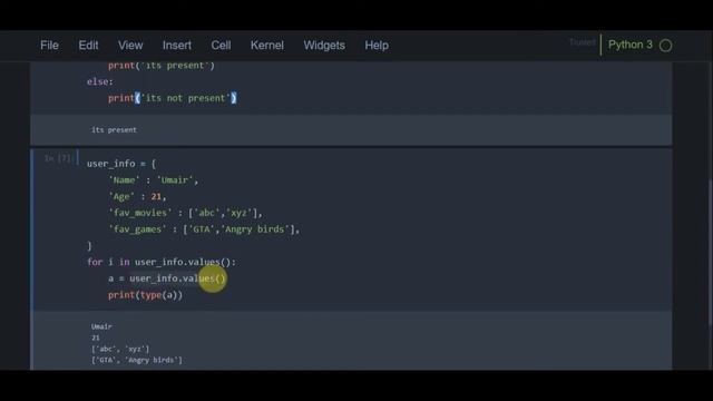 Python Tutorial 87 : in keyword in dictionary | looping in dictionary | item() method in dictionary смотреть онлайн