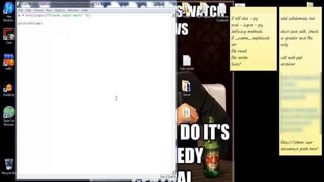 Using Eval in Python смотреть онлайн