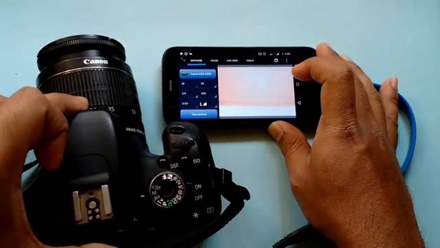How to Connect - ANDROID Phone to a DSLR Camera (Canon 600D) смотреть онлайн