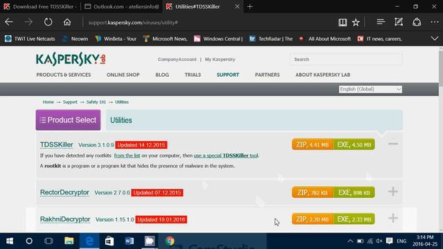 Trojan Rootkits Bootkits removal tool Kaspersky TDSSkiller to clean your computer смотреть онлайн
