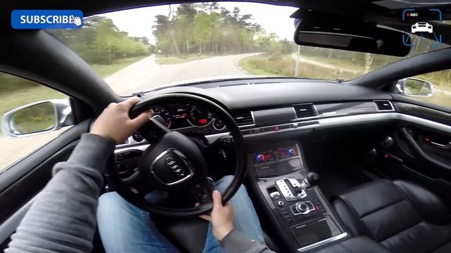 Audi S8 V10 POV Test Drive 5.2 FSi & SOUND смотреть онлайн
