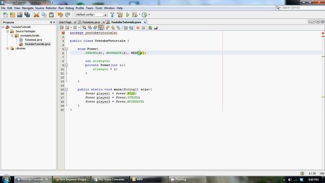 Java Advanced Programming Tutorial 6 Setting Values To Enum смотреть онлайн