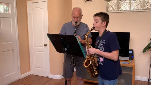 Duet for sax and clarinet by Kummer with Alexander Gurevich, February 7, 2021 смотреть онлайн