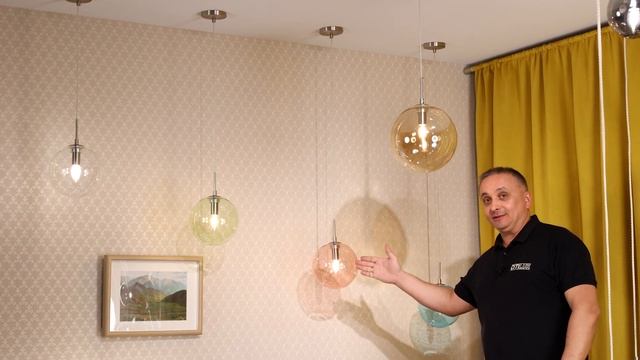 Коллекция подвесных светильников с тонированными плафонами в форме шара CITILUX Томми CL102 смотреть онлайн