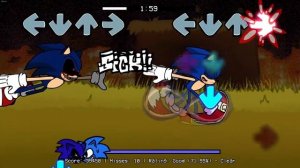 НОВЫЙ Хоррор Мод Соник.EXE Гонится за Обычным Соником во Friday Night Funkin'