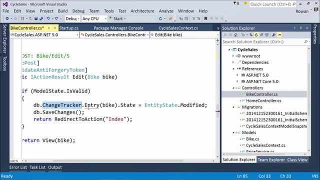 06 - New in ASP.NET 5 - Entity Framework 7 смотреть онлайн