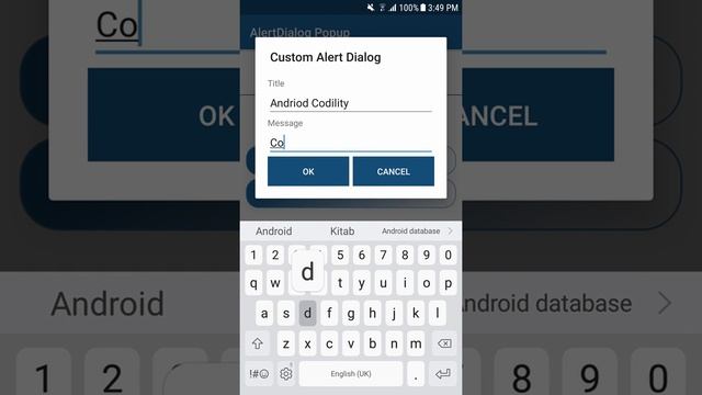 AlertDialog Popup Window Android смотреть онлайн
