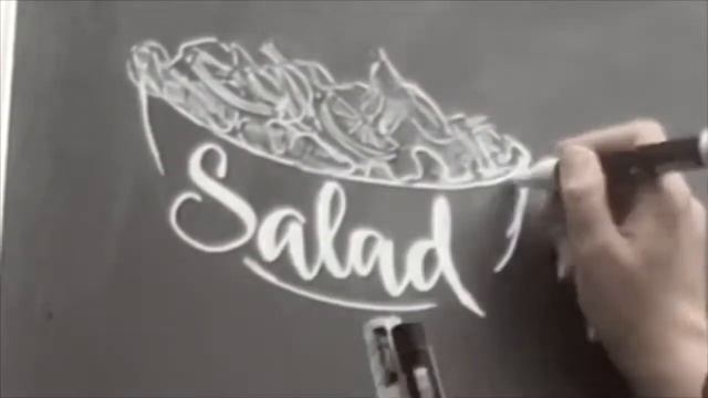 Coffee shop Chalkboard lettering and drawing. Step by step смотреть онлайн