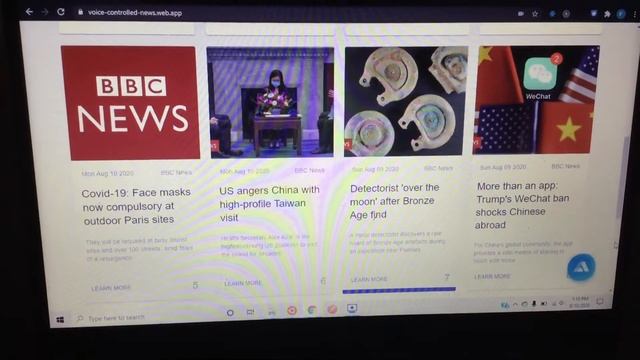 News Voice Controlled | React App смотреть онлайн