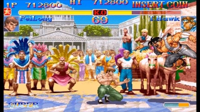 Super Street Fighter II Turbo (Arcade) - Fei Long смотреть онлайн