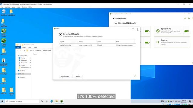 Dr.Web Security Space VS Virus смотреть онлайн