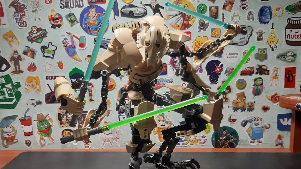 Генерал ГРИВУС от Лего / Star Wars | Buildable Figures смотреть онлайн