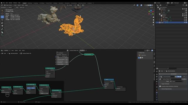 Placeholders and Geometry Autoswitch in Blender Geomety Nodes смотреть онлайн