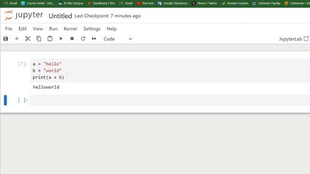 What is String Concatenate in Python | Add a two string in Python in Hindi | Python Programming смотреть онлайн