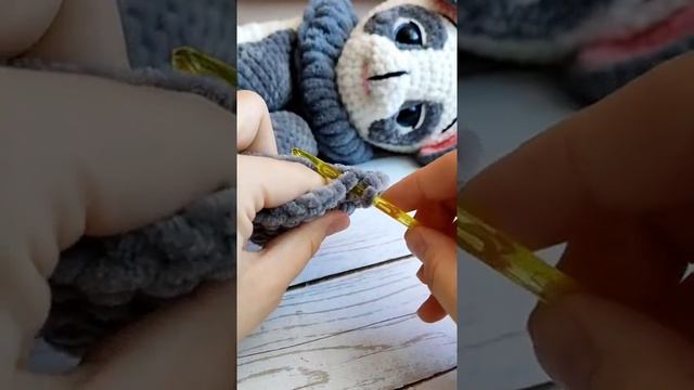 Вязание крючком.Столбик без накида ? смешанный вариант вязания ? single crochet смотреть онлайн