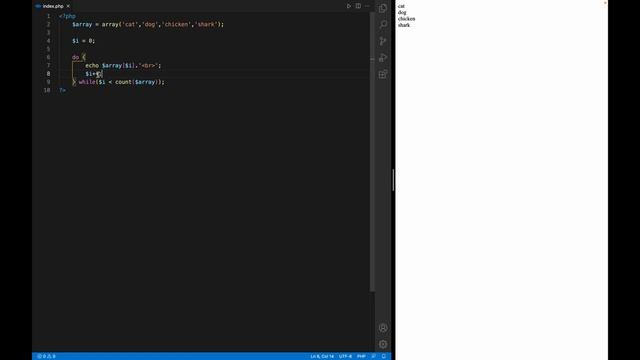 How To Iterate Through Array Using Do While Loop in PHP | REC Studios MY смотреть онлайн