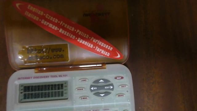 Новый карманный переводчик Ectaco Universal Translator ML101 (пр-во США) смотреть онлайн