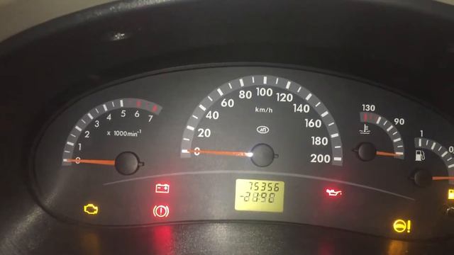 Калина 2011 гв. Запуск в -27, хотя на приборке -21 смотреть онлайн