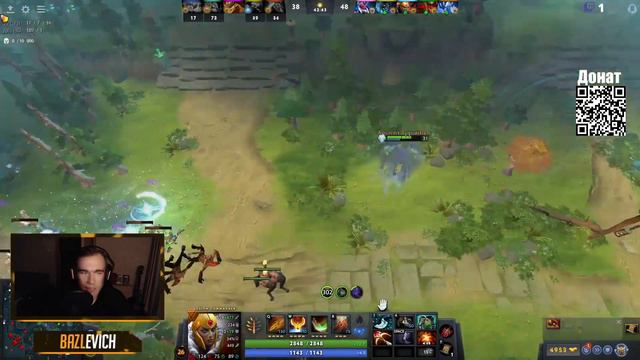 ОДИННАДЦАТАЯ ПОБЕДА ПОДРЯД в DOTA 2 // ВЫИГРАЛИ ВТРОЁМ!! смотреть онлайн