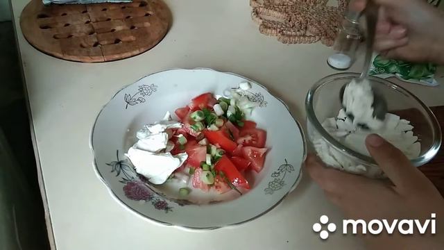 Готовка вкусного, полезного и быстрого салата смотреть онлайн