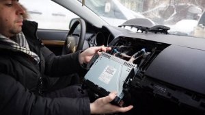 Замена на Винтажную  магнитолу с USB в  MITSUBISHI LANCER X \\\\