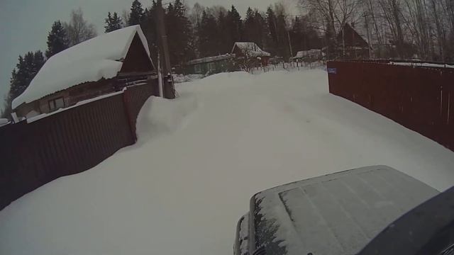 УАЗ ЗМЗ 514 против заметённой дороги смотреть онлайн