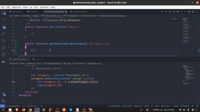 Dynamic Dependent Select Box | Check Exists Data using Vanilla JS and AXIOS | Class 28 смотреть онлайн
