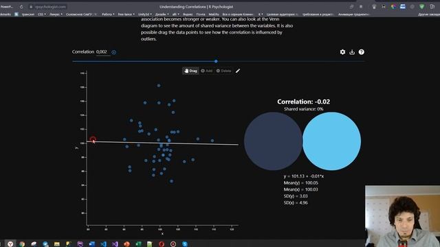 Лекция 2 Корреляция Пирсона смотреть онлайн