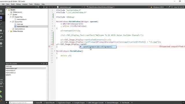 Qt QLabel | Load And Display Images | Qt C++ | Qt Creator | Qt Tutorial смотреть онлайн
