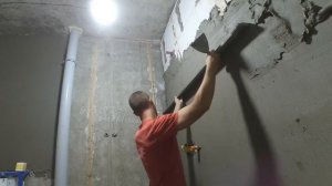 Стены в ванной комнате   Как штукатурить