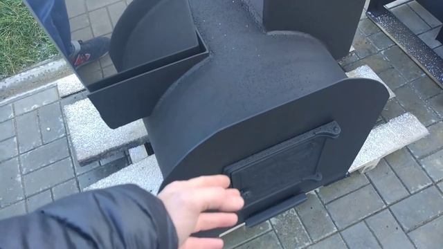 Серия печей Теплынь Ретро под обкладку: каменку - в баню, бак - в помывочное,топку в предбанник! смотреть онлайн