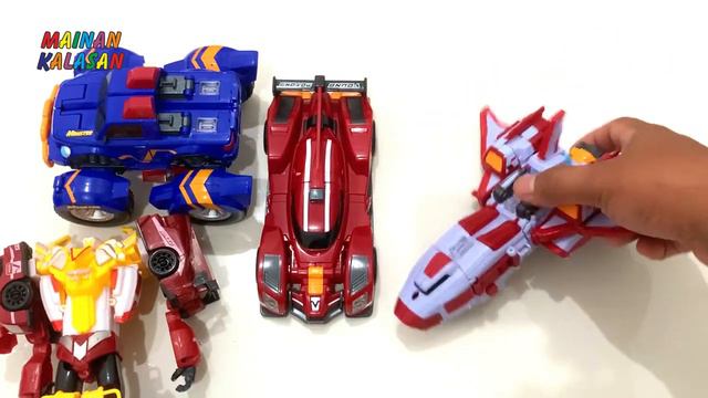 Tobot Master V is the combination of Speed, Monster and Shuttle | Robot Transformer Car Toys смотреть онлайн