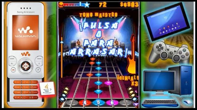 GUITAR ROCK TOUR INICIAN JAVA MÓVIL PC PT01 (JUEGOS 54MX) смотреть онлайн