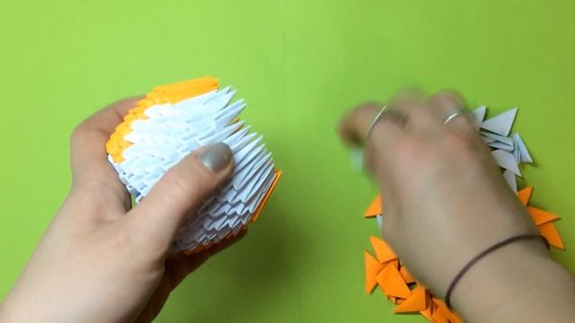 ХОМЯК Из Модулей | Модульное Оригами | Мастер Класс смотреть онлайн