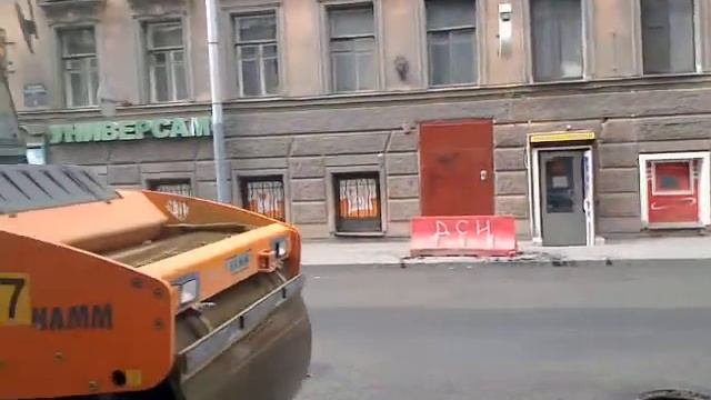 Ремонт ул. Большая Пушкарская. Санкт-Петербург смотреть онлайн
