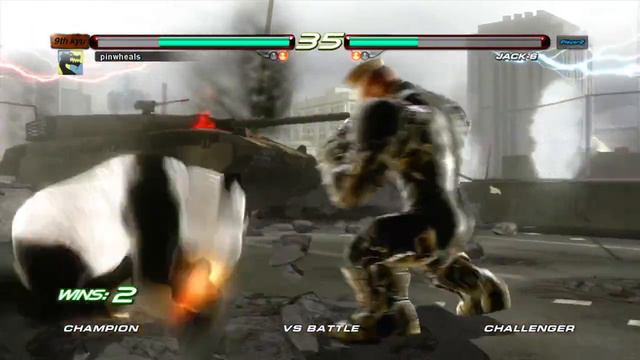 panda vs jack-6 (Tekken 6 gamplay) смотреть онлайн