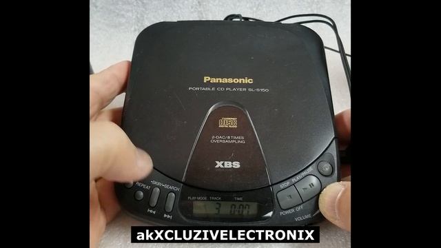 Panasonic Portable Compact Disc CD Player SL S150 смотреть онлайн