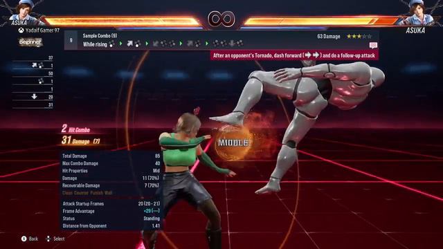 Tekken 8 - Asuka Kazama Simple Combo смотреть онлайн