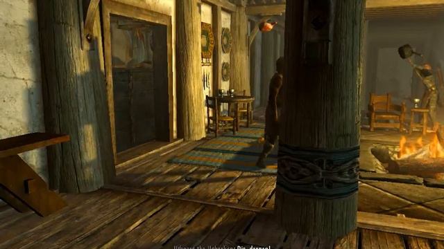 Elder scrolls V skyrim-What the hell... dragon in inn? смотреть онлайн