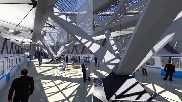 Московское метро: станция "Саларьево" смотреть онлайн