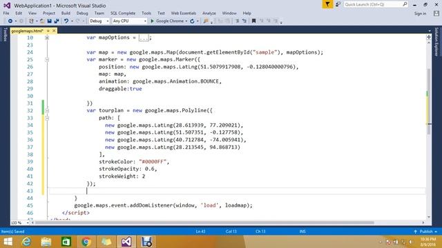 Simple Polylines | Google Maps JavaScript API | Google Developers смотреть онлайн