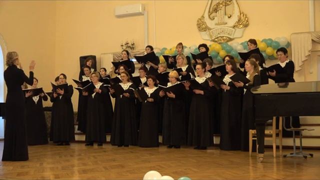 Богородице Дево, радуйся. напев Кремл. Вознесенск. монастыря, дирижер Ольга Карачкова смотреть онлайн