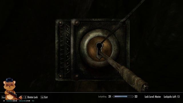 Skyrim Lock Picking With Raccoon :) смотреть онлайн