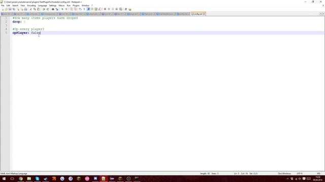 Minecraft Spigot/CraftBukkit plugin development tutorial - Ep4 Plugin config (config.yml) смотреть онлайн