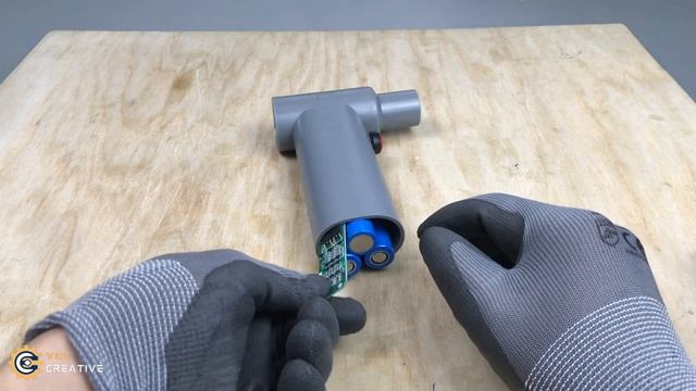 HOW TO MAKE Powerful Handheld Fan With JetFan 80.000RPM From PVC | VNB Creative