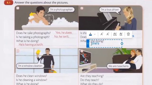 Essential Grammar in Use Unit 8: Present Continuous and Present Simple смотреть онлайн