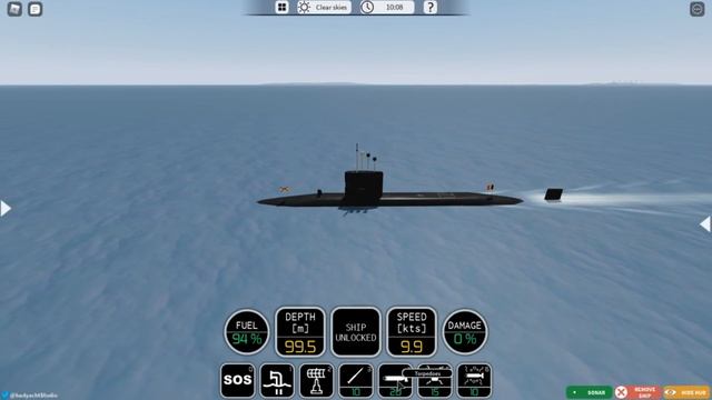 Trafalgar review [Best pvp submarine] in Dynamic Ship Simulator III смотреть онлайн