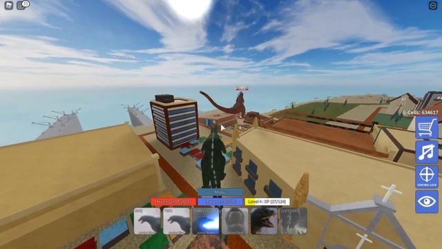 HOW TO LVL UP FAST GODZILLA HEISEI E JUNIOR - Kaiju Universe Roblox смотреть онлайн