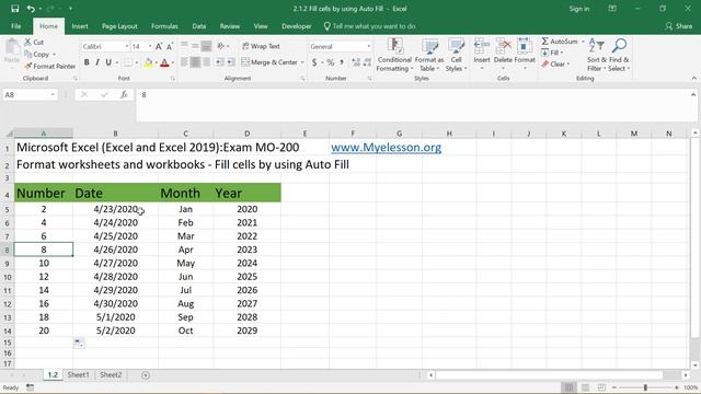 Learn Excel 15 | Fill cells by using Auto Fill Excel in Hindi смотреть онлайн
